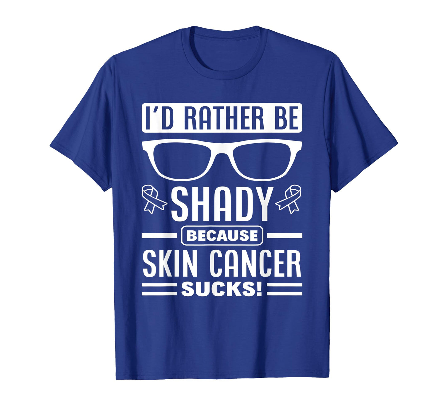 Sunglasses Supporter Support Melanoma Skin Cancer Awareness T-Shirt
