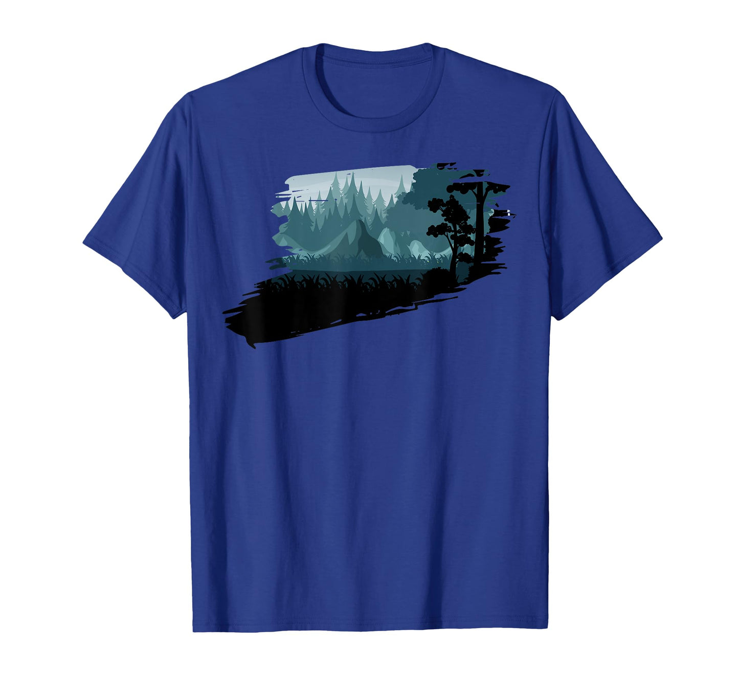 Beautiful Mountain, Nature Trees and Forest T-Shirt