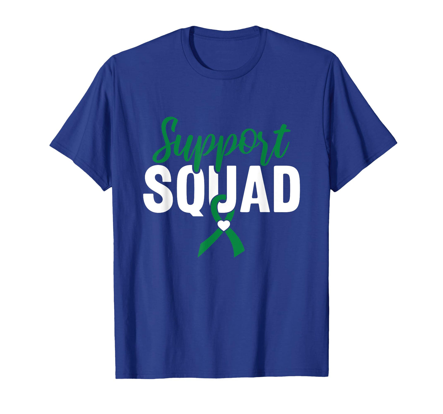 Support Squad Green Ribbon Liver Cancer Awareness T-Shirt