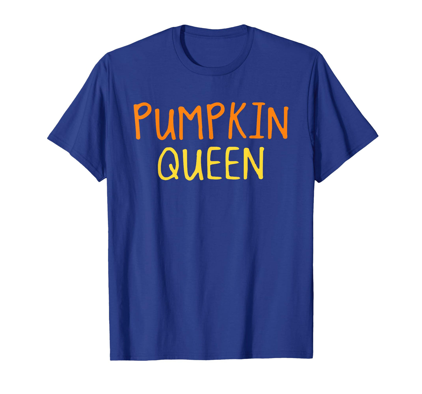 Pumpkin Queen Halloween Funny Spooky Season Women Girls T-Shirt