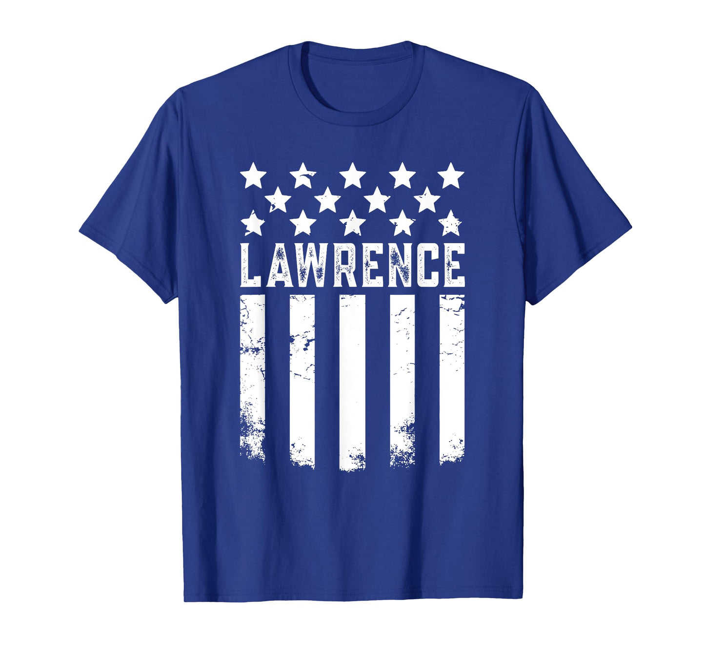 Lawrence Black Heart Pattern T-Shirt, Unisex-Adults, Small, Crew Neck, Short Sleeve