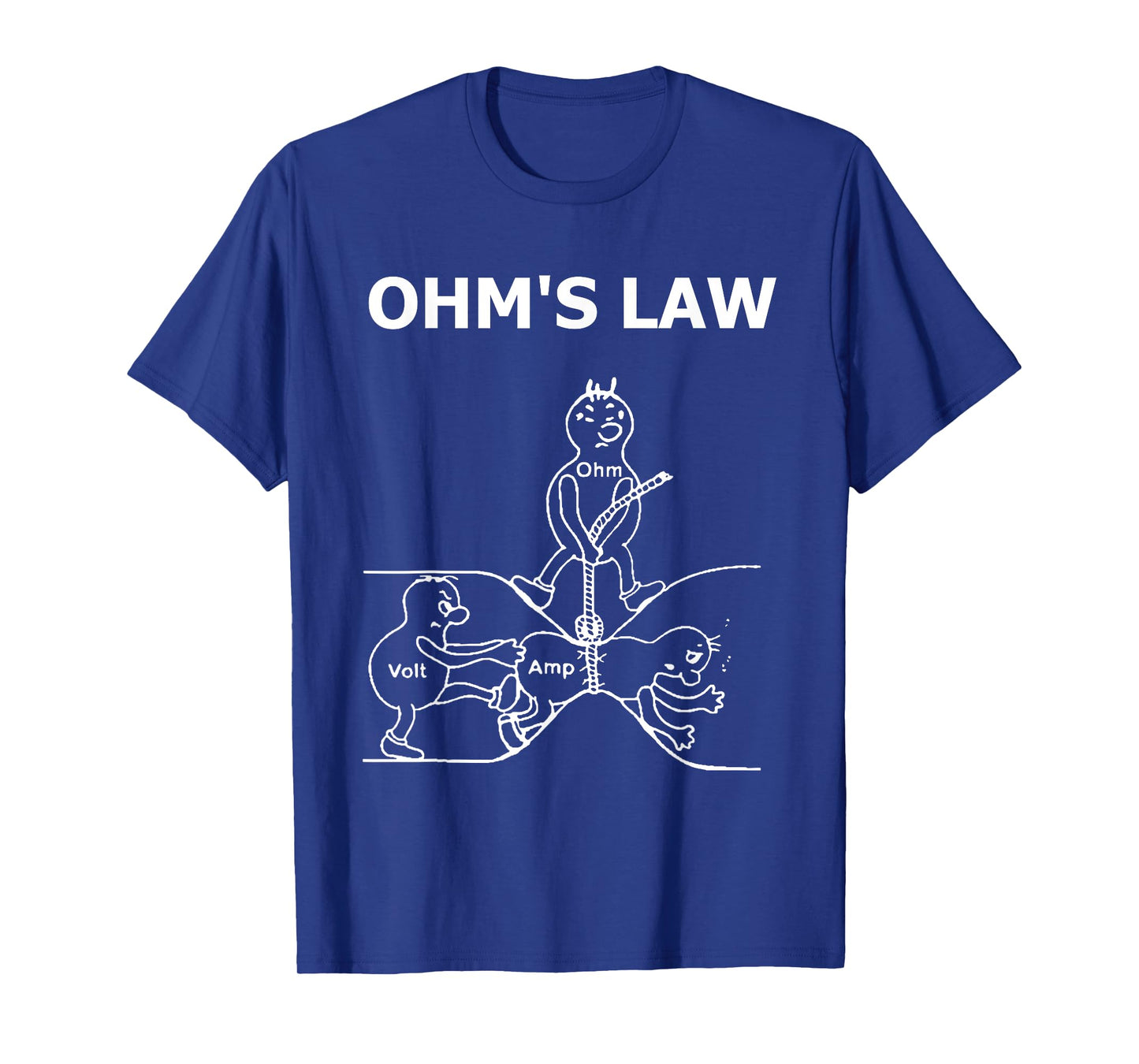 Ohm's Law Electrical Engineer Ohm Electronic T Shirt T-Shirt