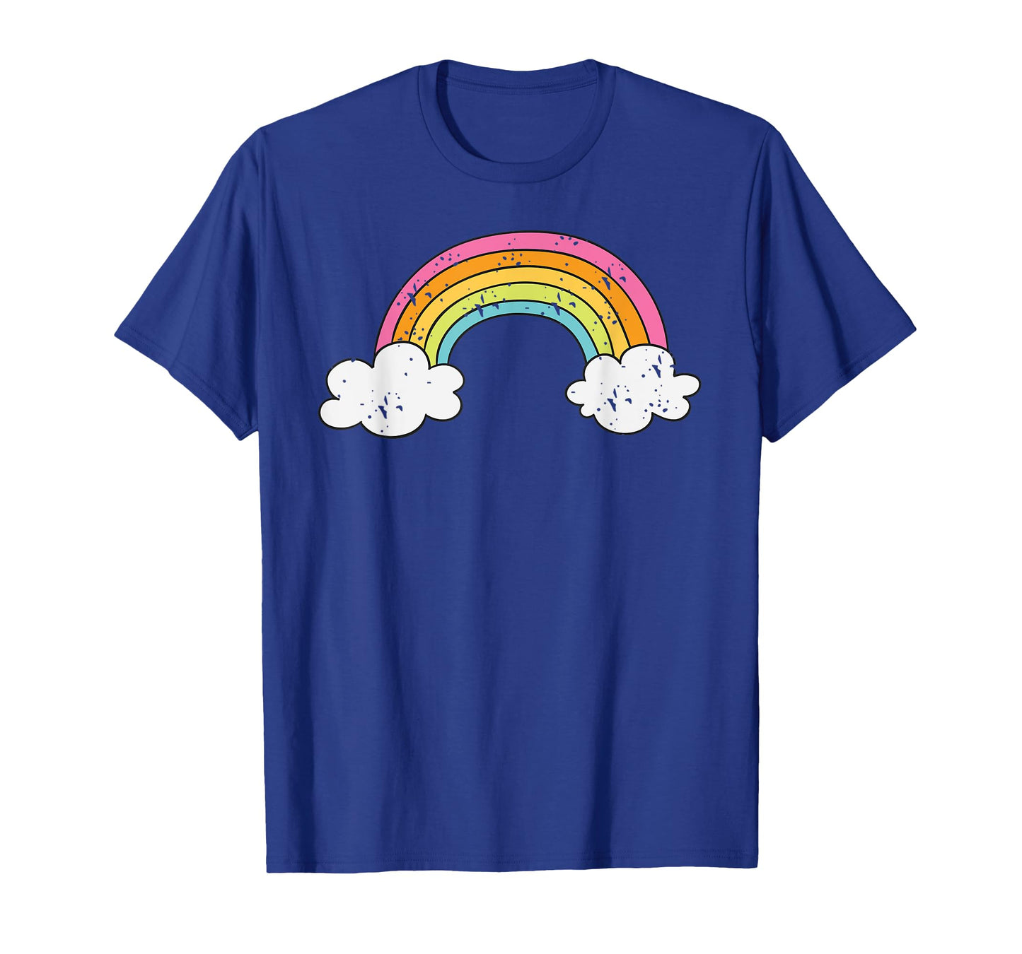 Cool Elegant Rainbow Vintage Retro 80's Style Gift T-Shirt