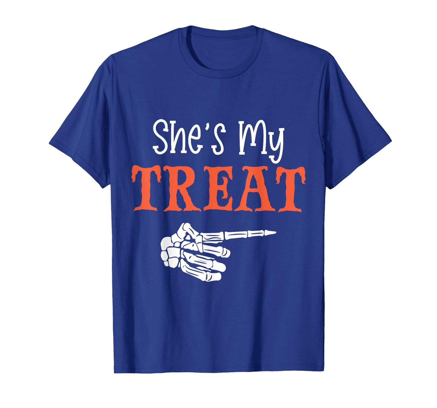 She's My Treat Funny Halloween Matching Couple Boyfriend T-Shirt
