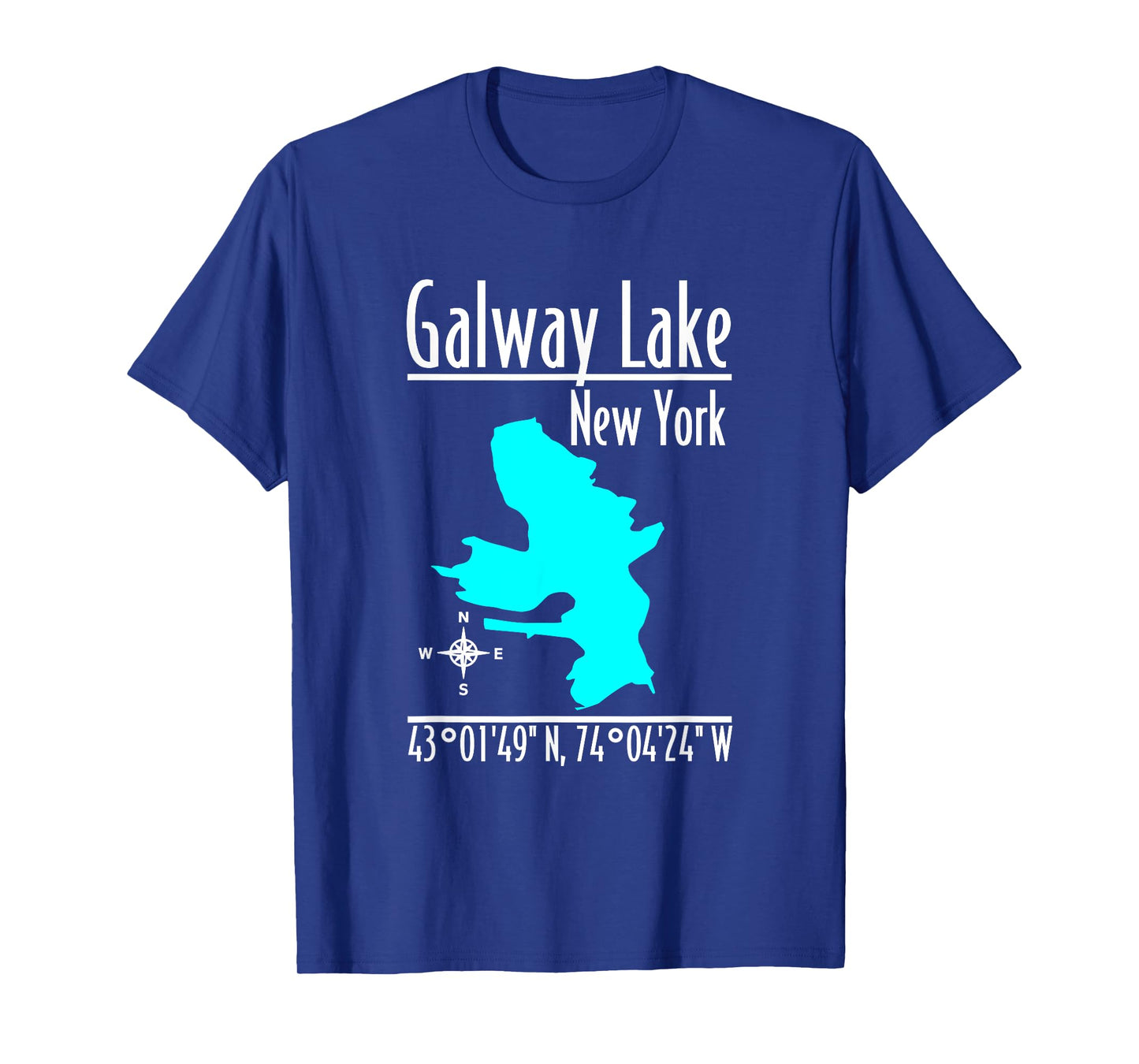 Modern Galway Lake - New York T-Shirt