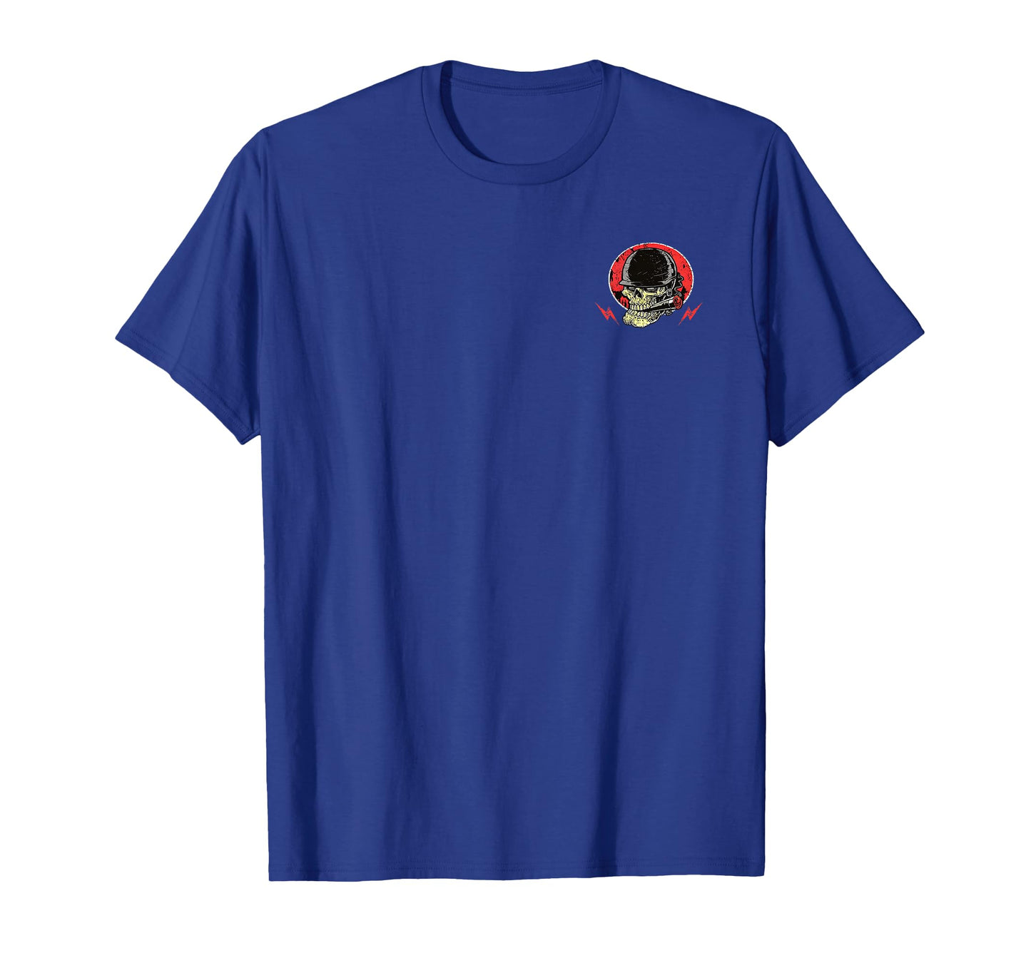 2 Side I Do What My Wife's Want Funny Skull Husband Military T-Shirt