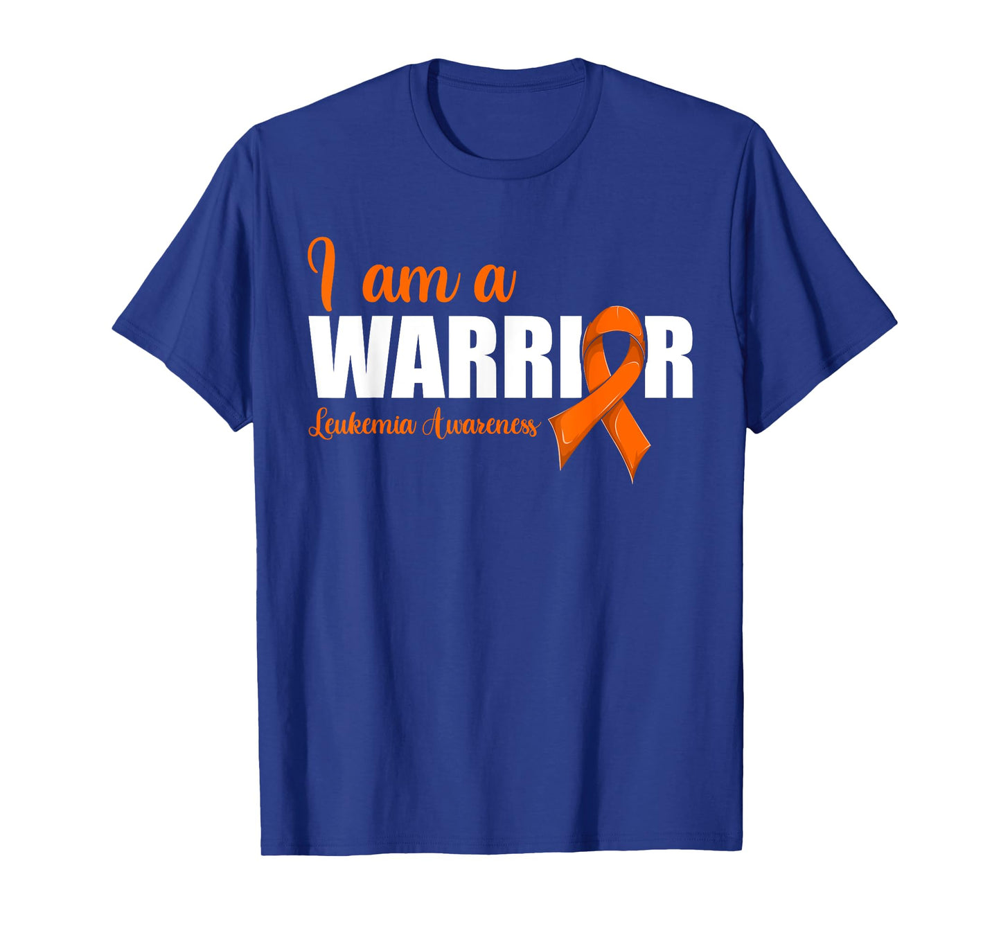 Blood Cancer Ribbon Shirt, Leukemia Awareness I Am A Warrior T-Shirt