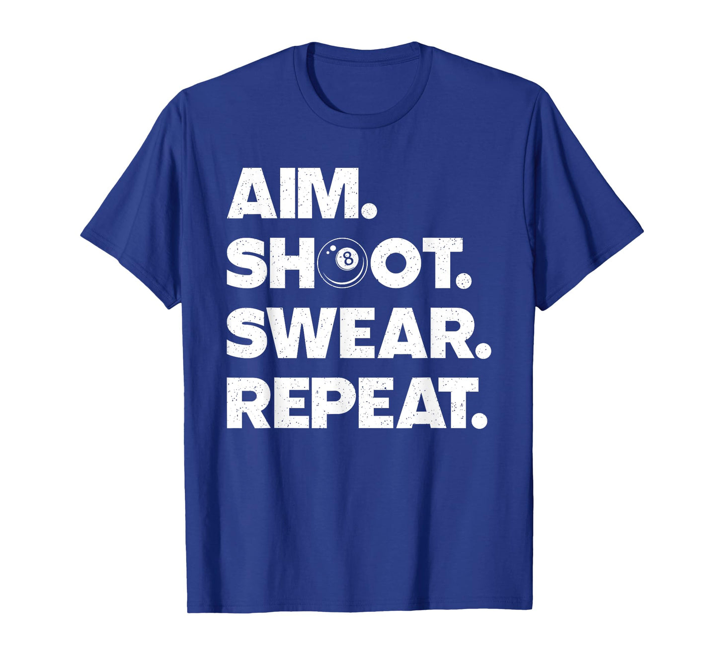 Funny Billiard Art For Men Women Billiard Player Pool Lover T-Shirt