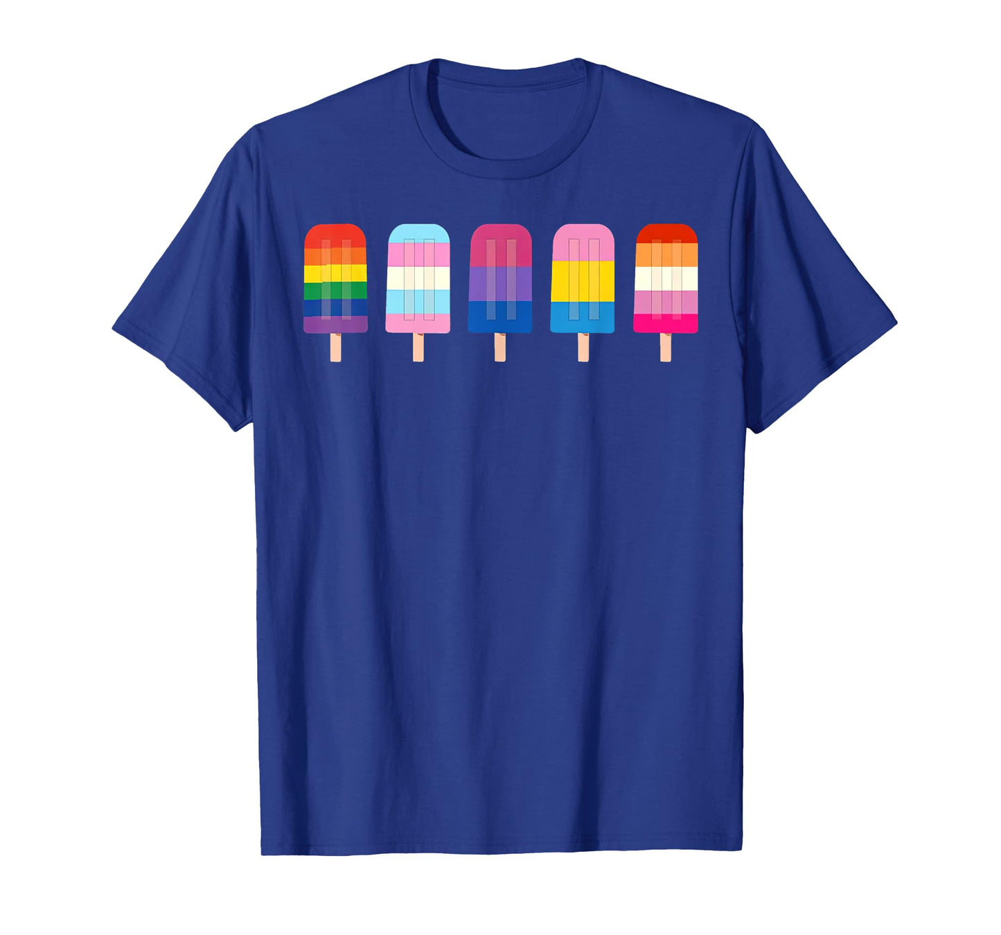 LGBT Rainbow Ice Cream LGBTQ Pride T-Shirt for Men Women Kids