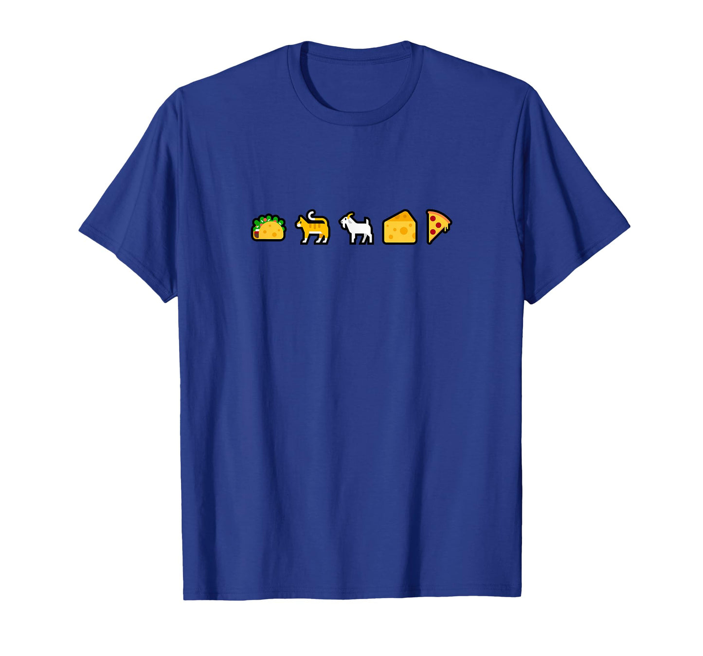Taco Cat Goat Cheese Pizza Smilie Icon T-Shirt