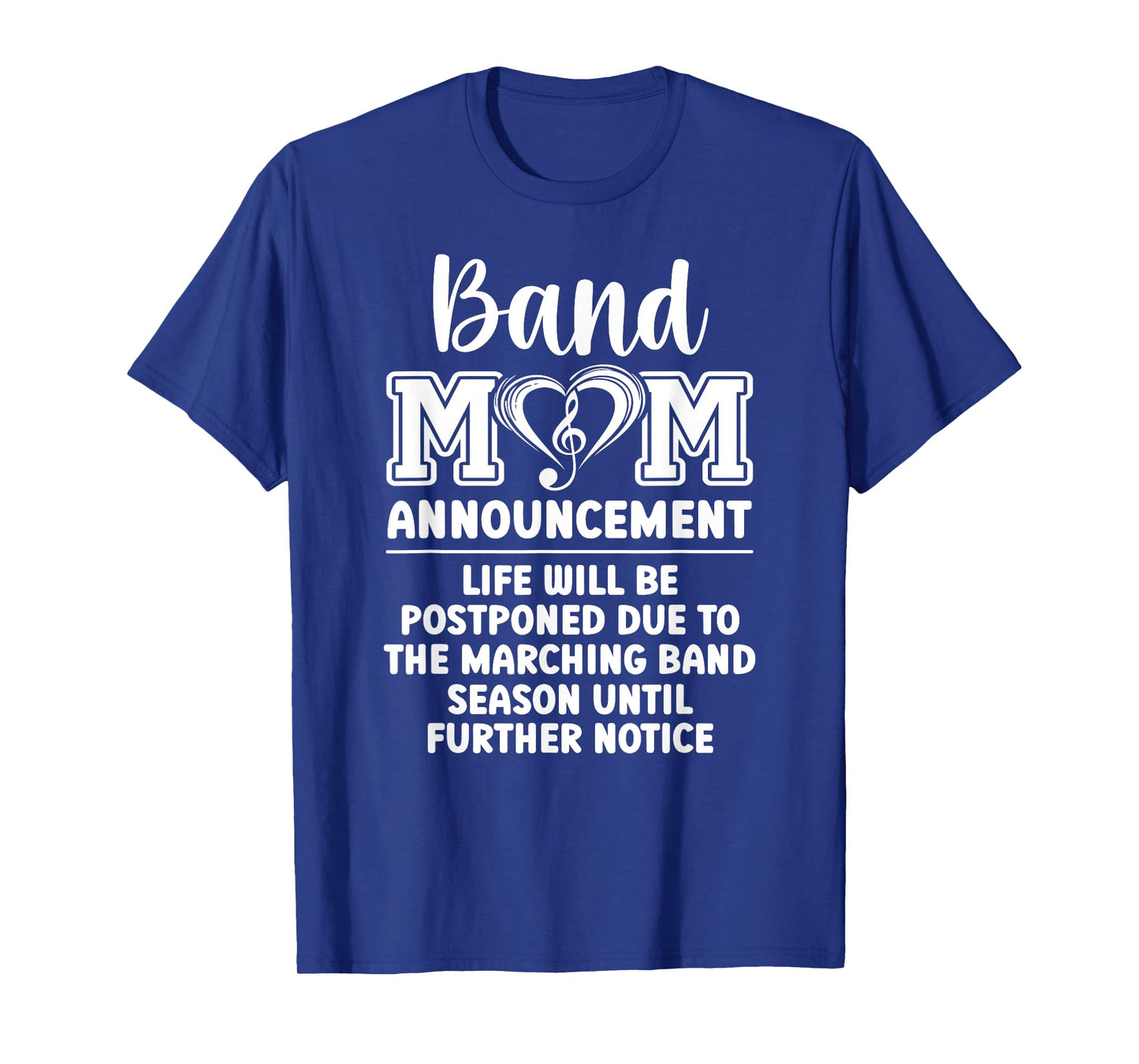 Band Mom Announcement Marching Band Mother T-Shirt