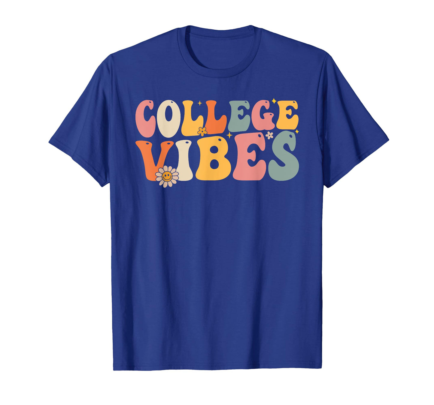 College Vibes College Team Retro 1st Day of School T-Shirt
