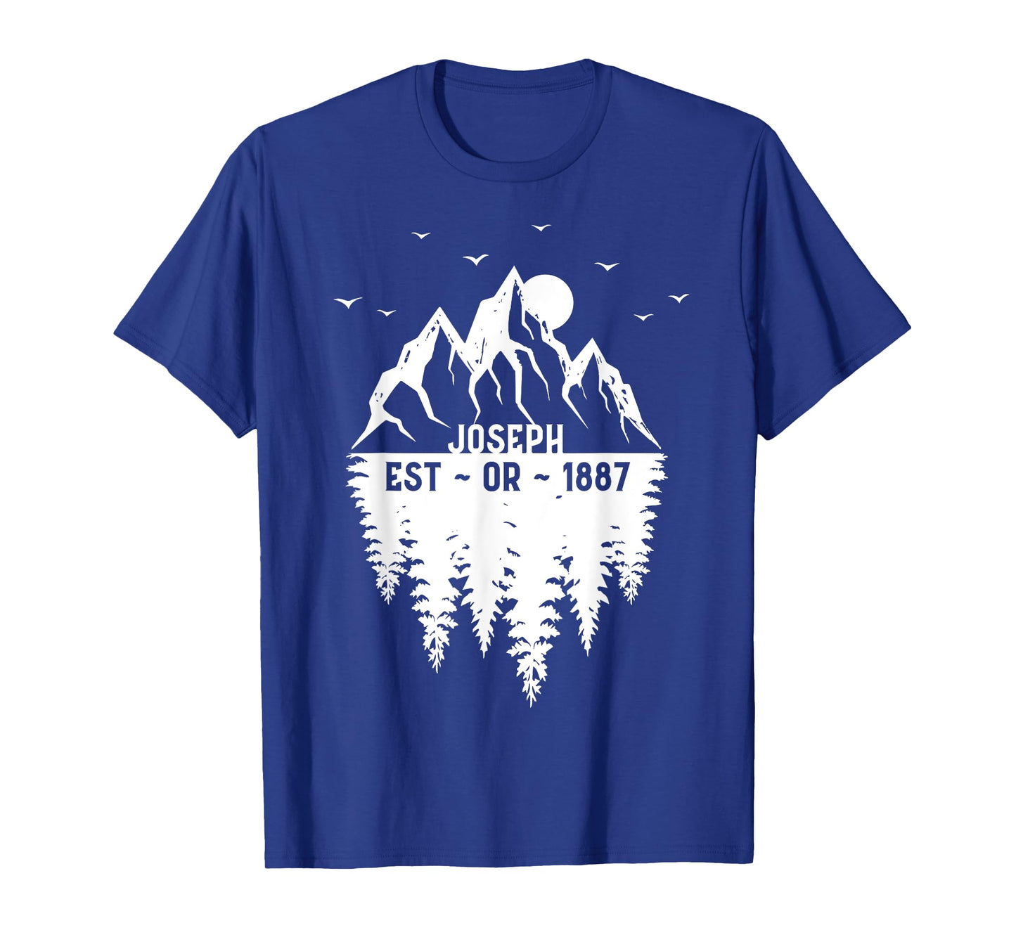 Joseph Oregon Established 1887 Mountains Pine Trees Souvenir T-Shirt