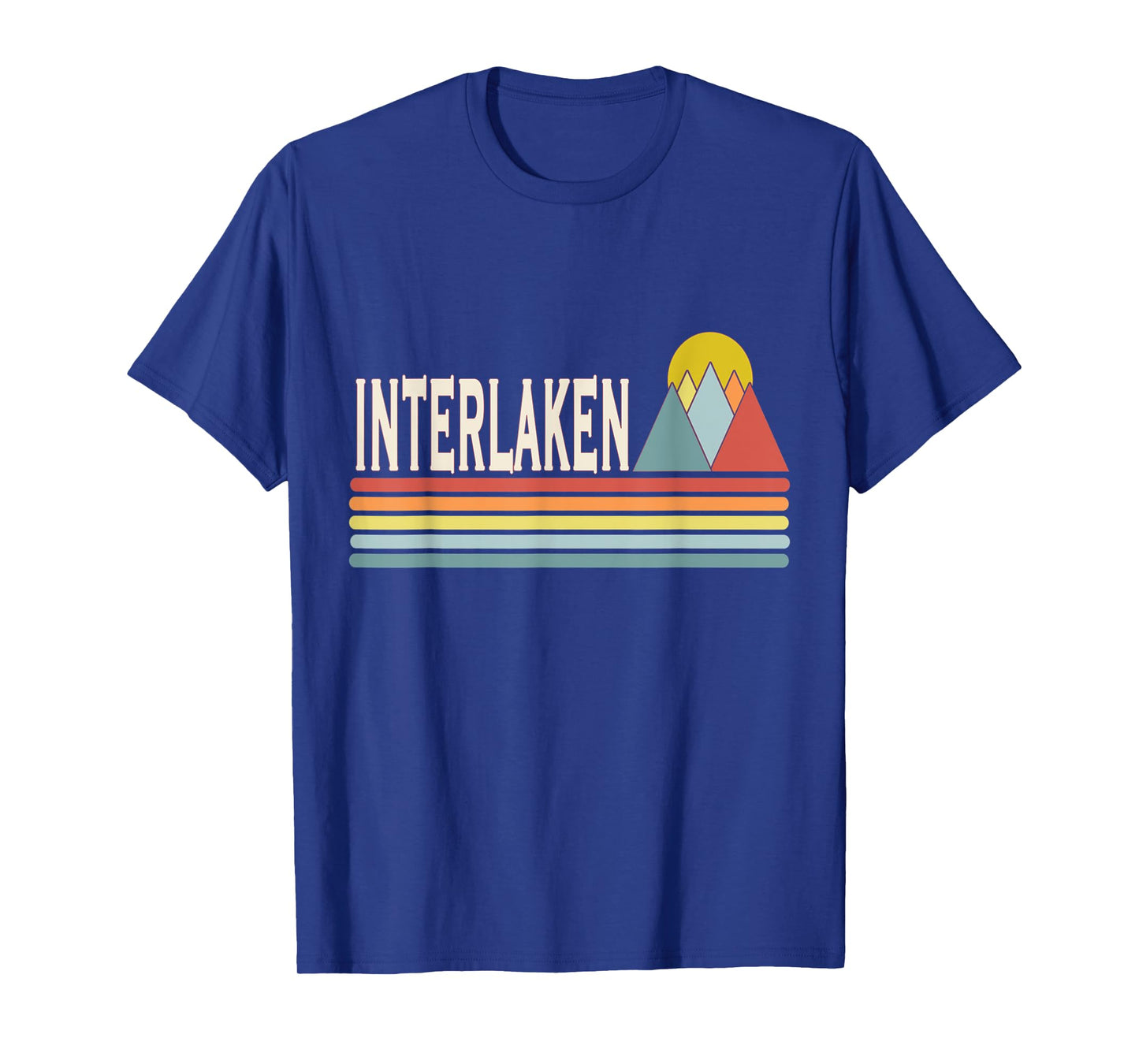 Retro style Interlaken Switzerland outdoors T-Shirt