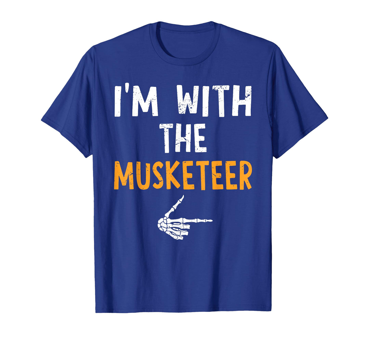 I'm with The Musketeer Costume Halloween Matching Couple T-Shirt