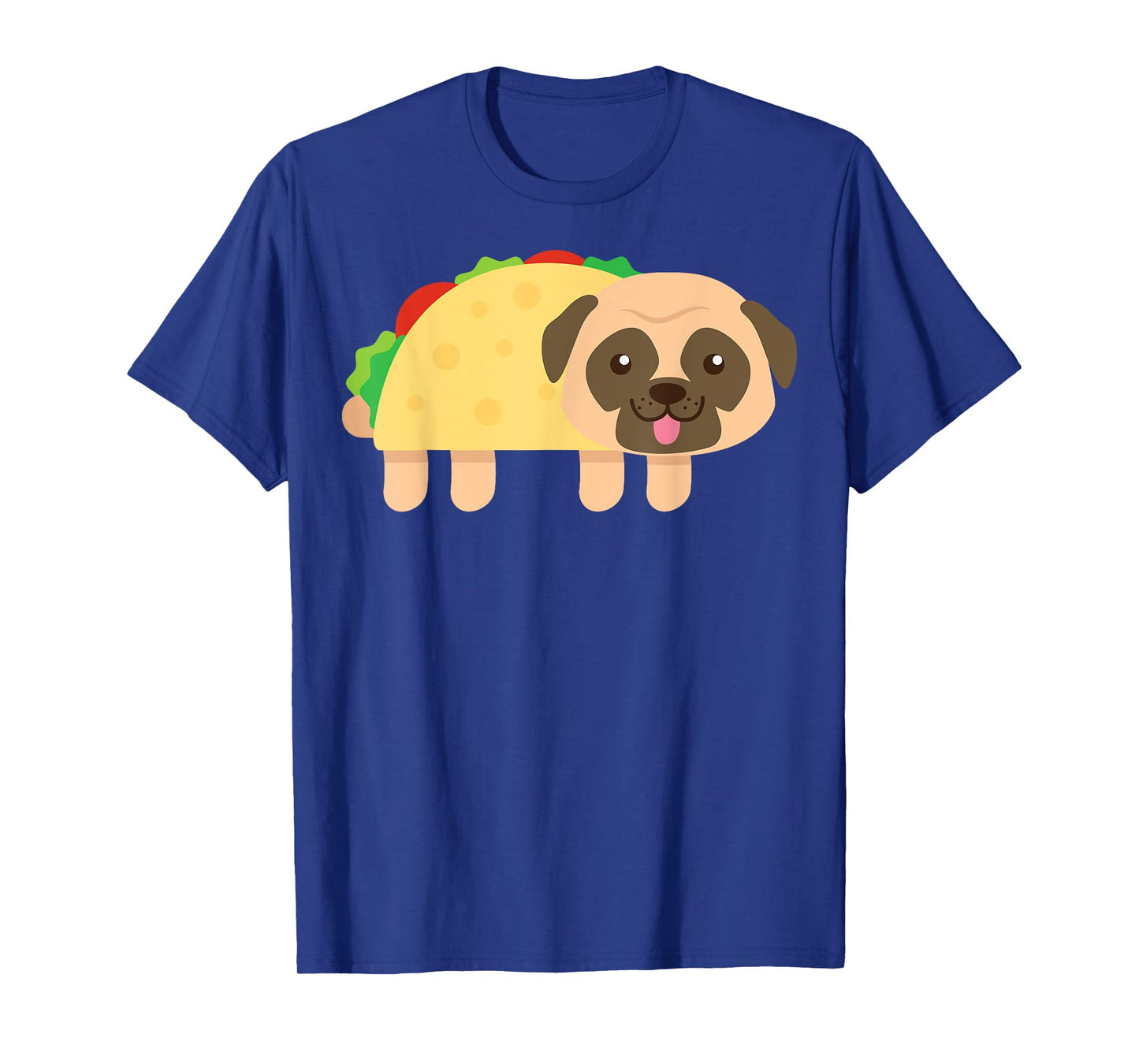 Cute Pug Taco Shirt Cinco De Mayo Dog Owner Food Lover T-Shirt