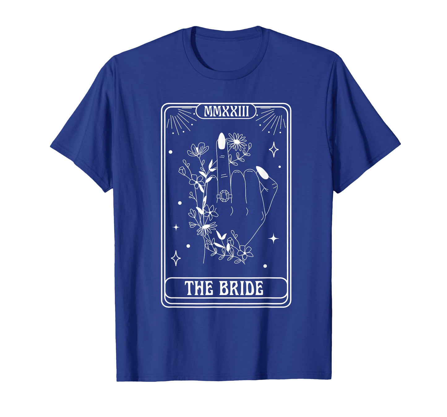 The Bride Spooky Season Gothic Bachelorette Matching T-Shirt