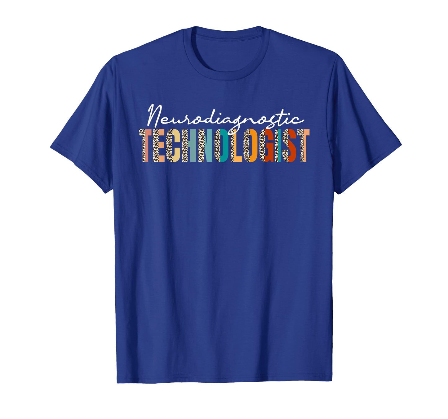 Neurodiagnostics Technologist Leopard Pattern Neuro Tech T-Shirt