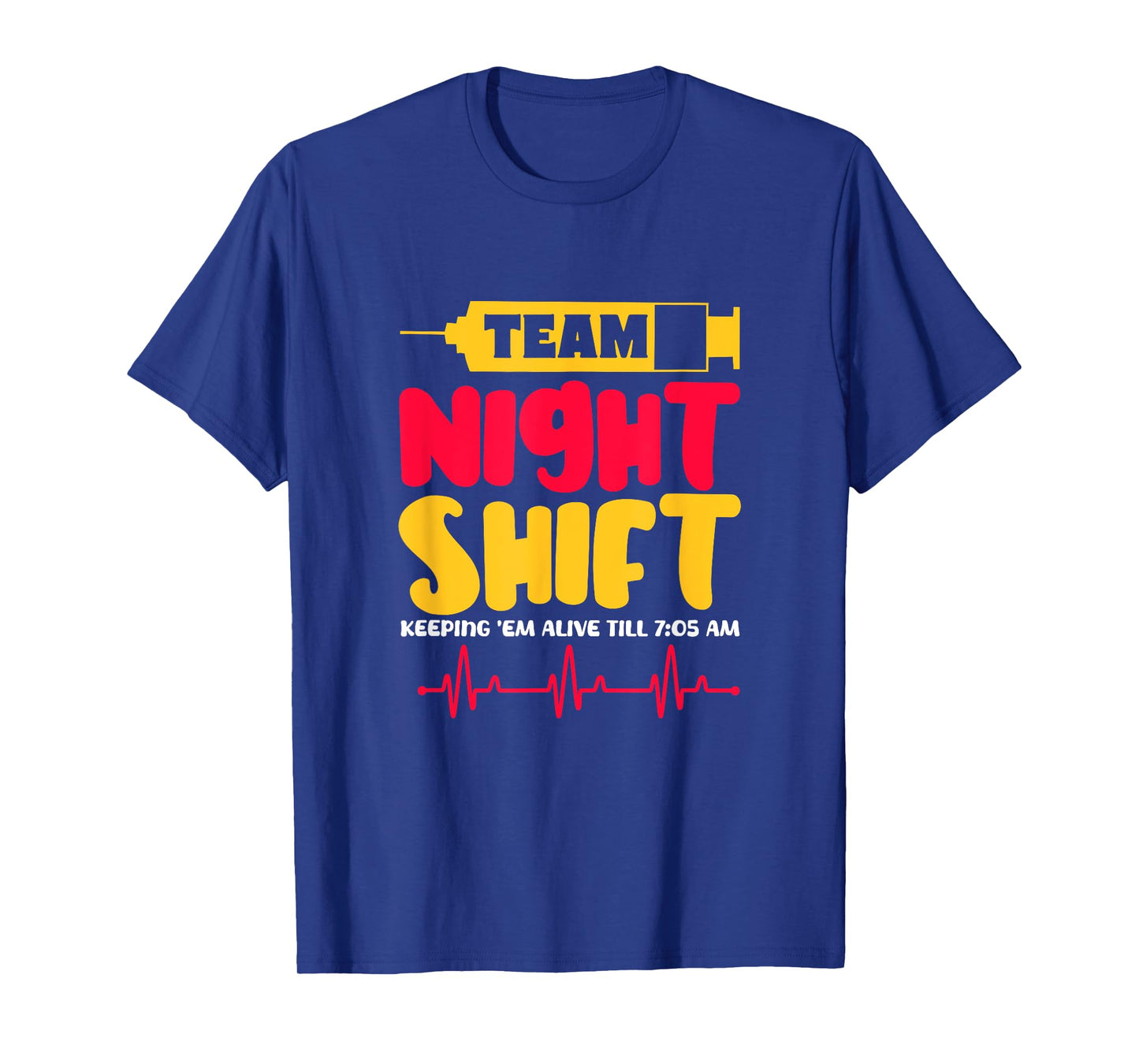 Team Night Shift Nurse Doctor Medical Emergency T-Shirt