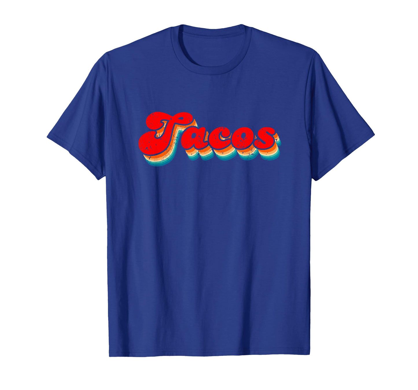Retro Tacos 80s 90s Taco Lover Vintage Cinco De Mayo Fiesta T-Shirt