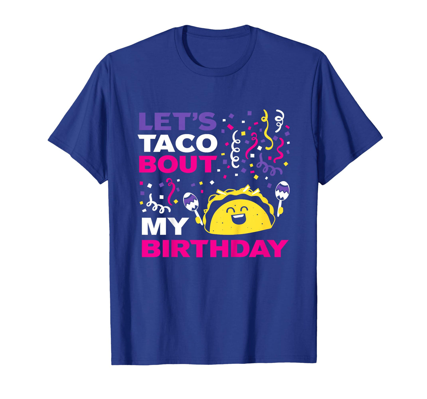 Kids Party Shirt for Birthday Girl | Taco Fiesta Theme T-Shirt