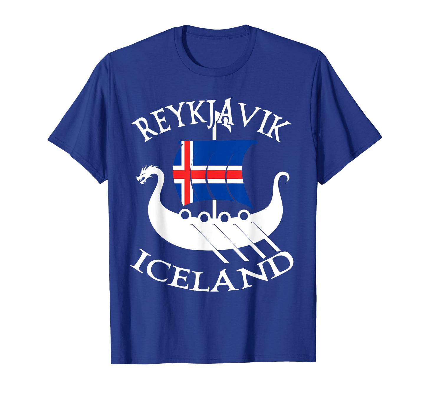 Reykjavik Viking Boat Iceland T-Shirt