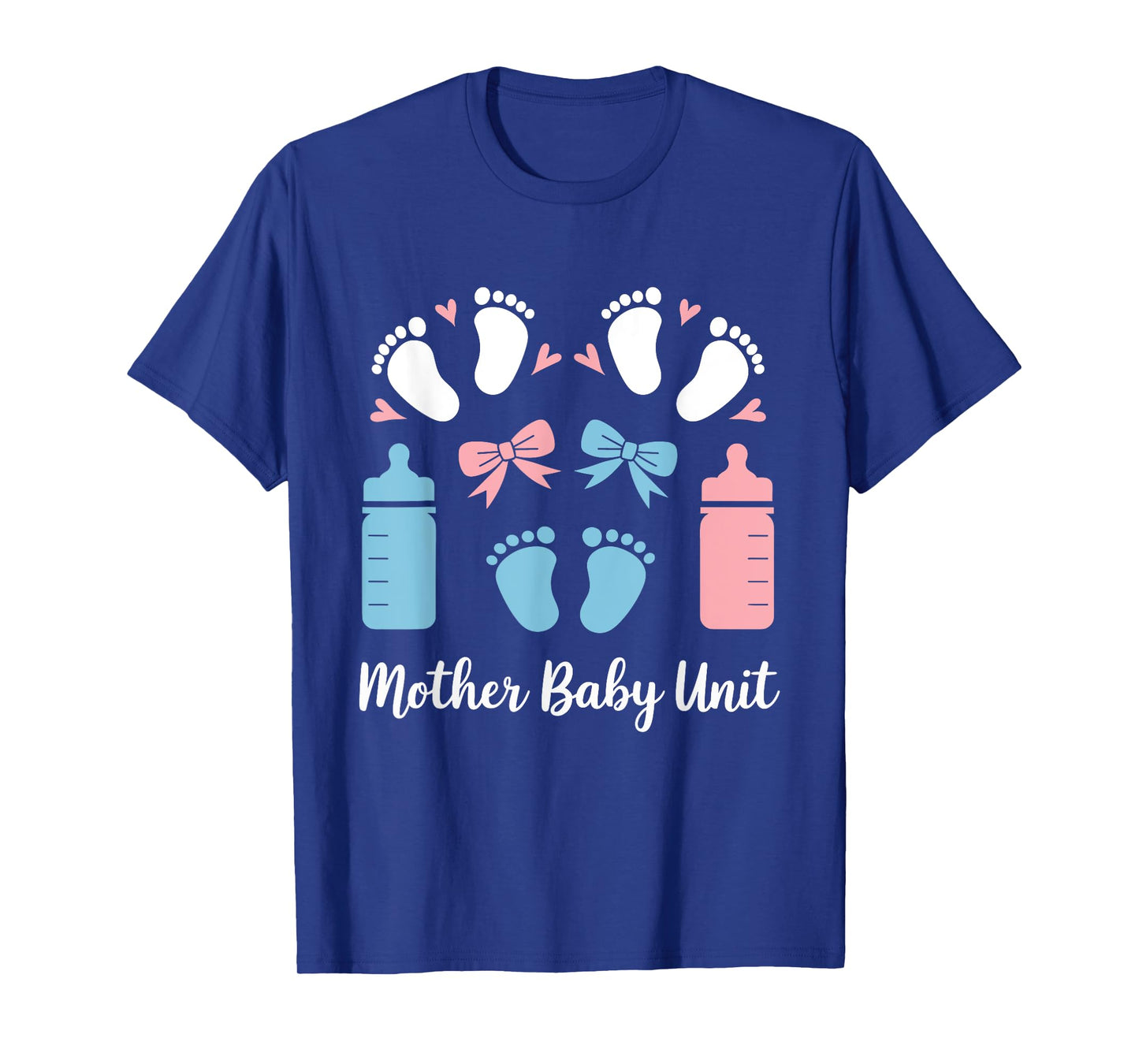Coquette Bow Baby Mother Baby Unit Mother's Day Nurse T-Shirt