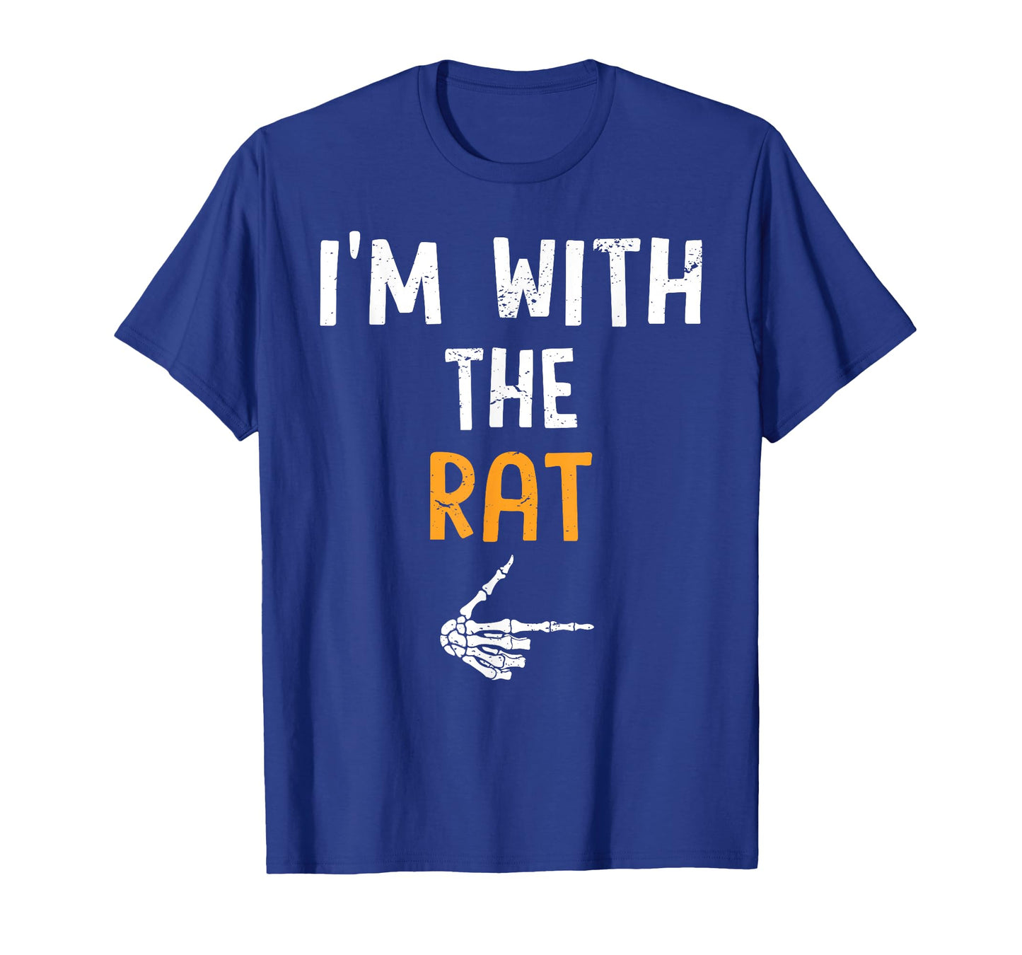 I'm with The Rat Costume Halloween Matching Couple T-Shirt