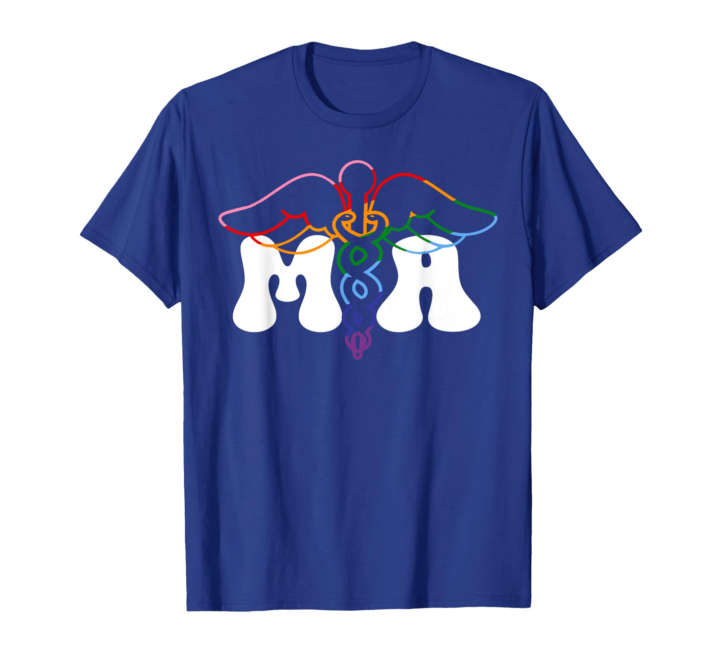 LGBTQ MA Nurse Medical Assistant Gay Pride Medical Rainbow T-Shirt