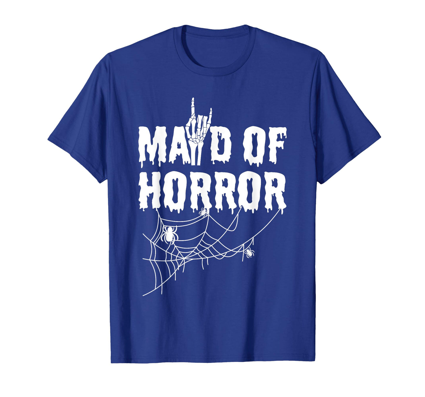 Maid Of Horror Bride Bridesmaid Halloween Bachelorette T-Shirt