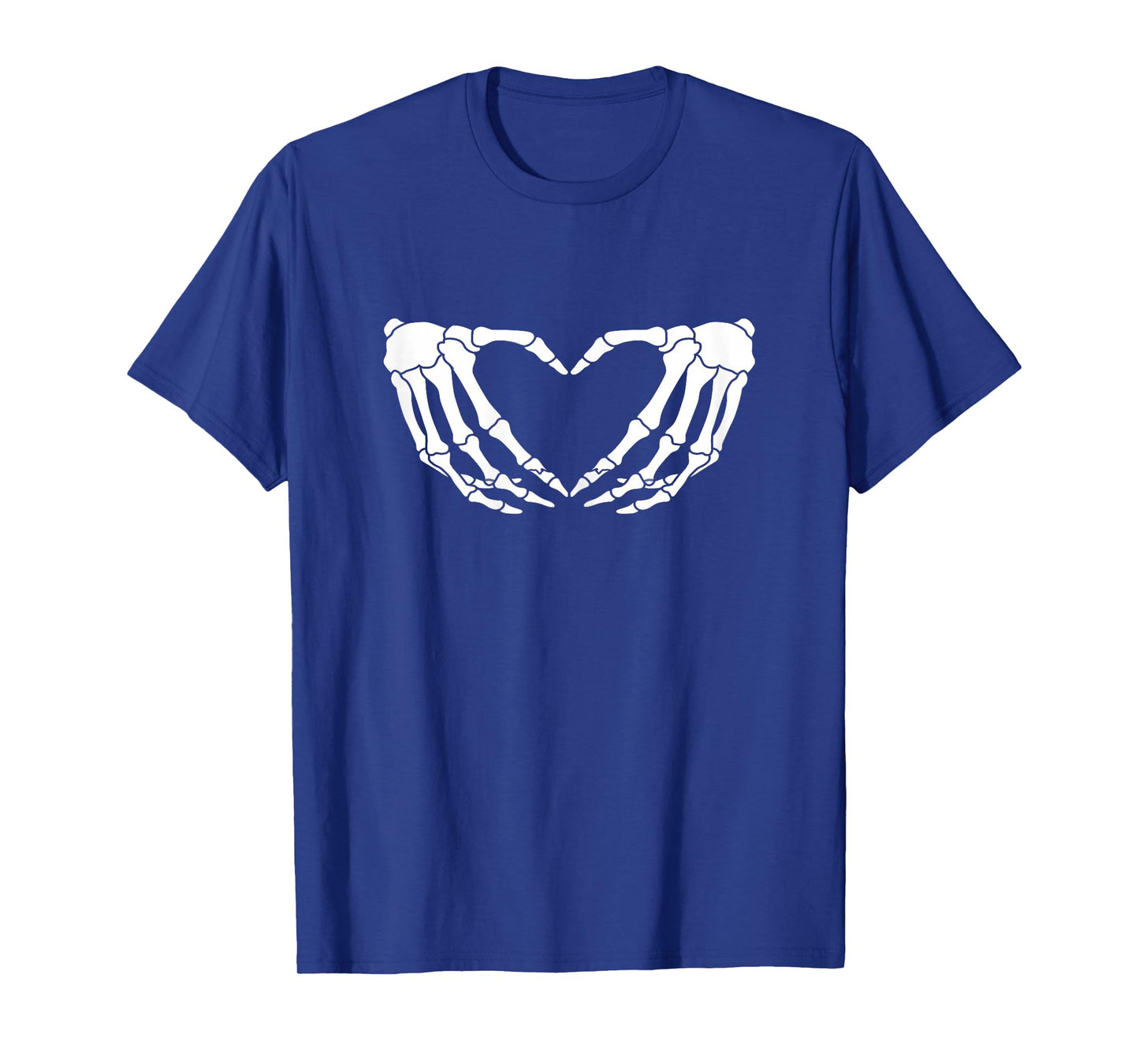 Skeleton Hands Heart Sign Retro Halloween Costume T-Shirt