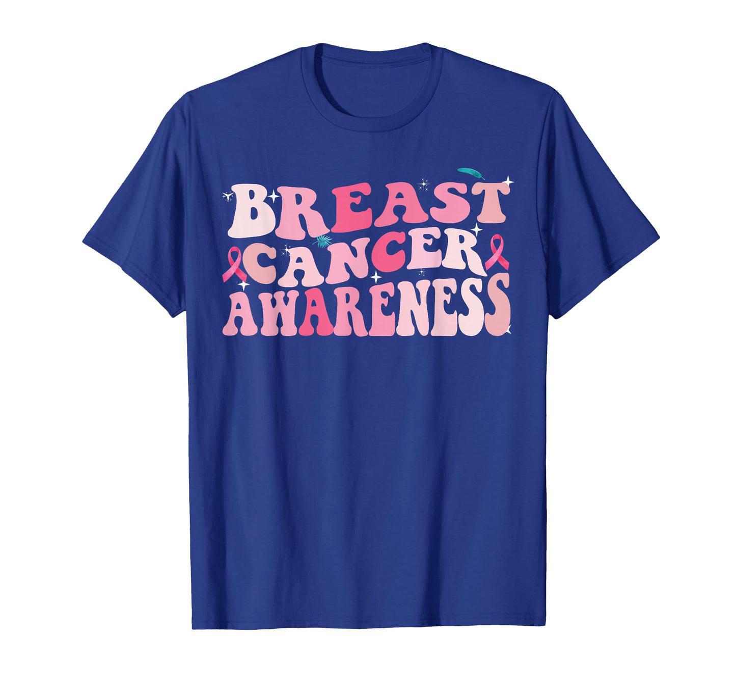Groovy Breast Cancer Awareness 2023 Breast Cancer Outfit T-Shirt