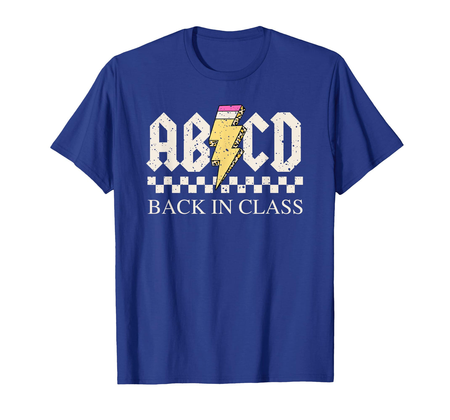 Boys Girls Teachers Rock Back to School ABCD Back in Class T-Shirt