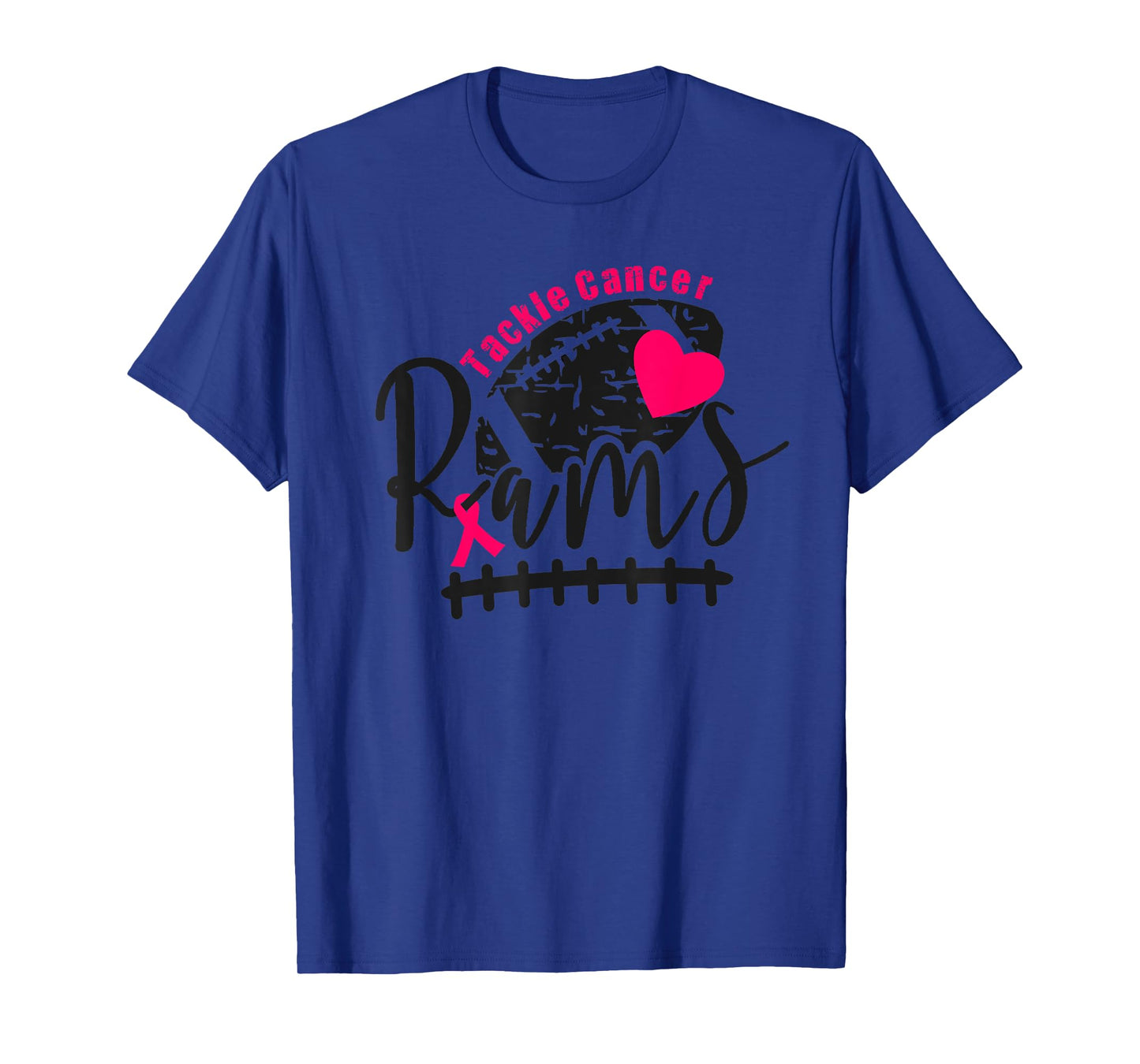 RAM'S PINK OUT TACKLE CANCER T-Shirt