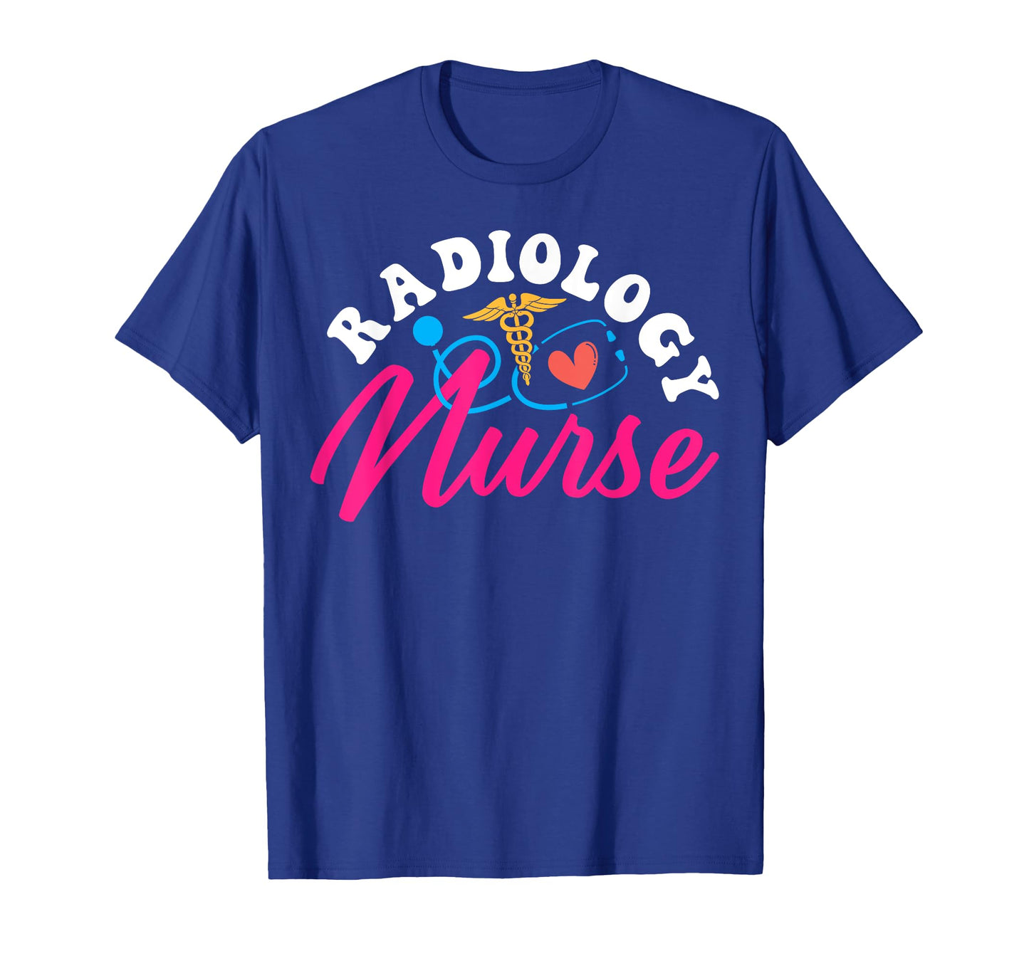 Radiology Nurse Heart Stethoscope T-Shirt