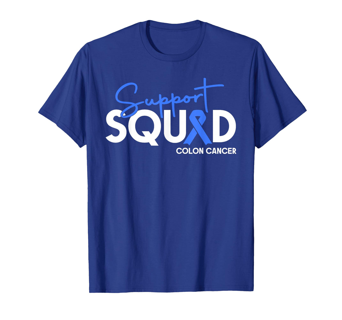 Colon Cancer Awareness Support Squad Apparel Women Men T-Shirt