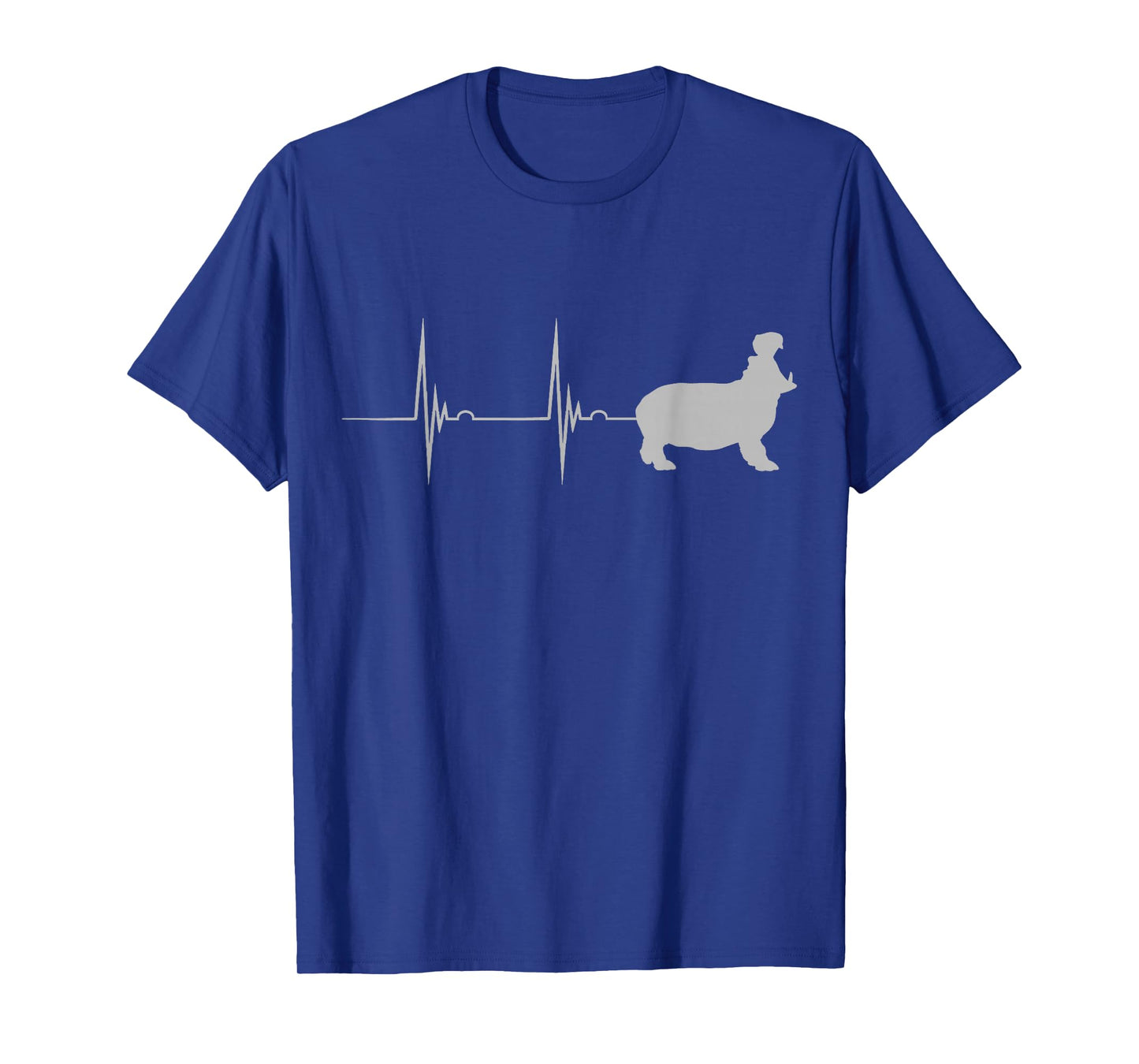 Hippo Zoo Visit Hippo Lovers Heartbeat ECG Pulse T-Shirt