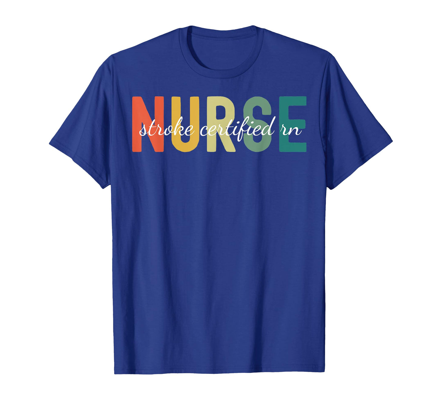 Retro Medical Stroke Certified Registered SCRN Nurse Women T-Shirt