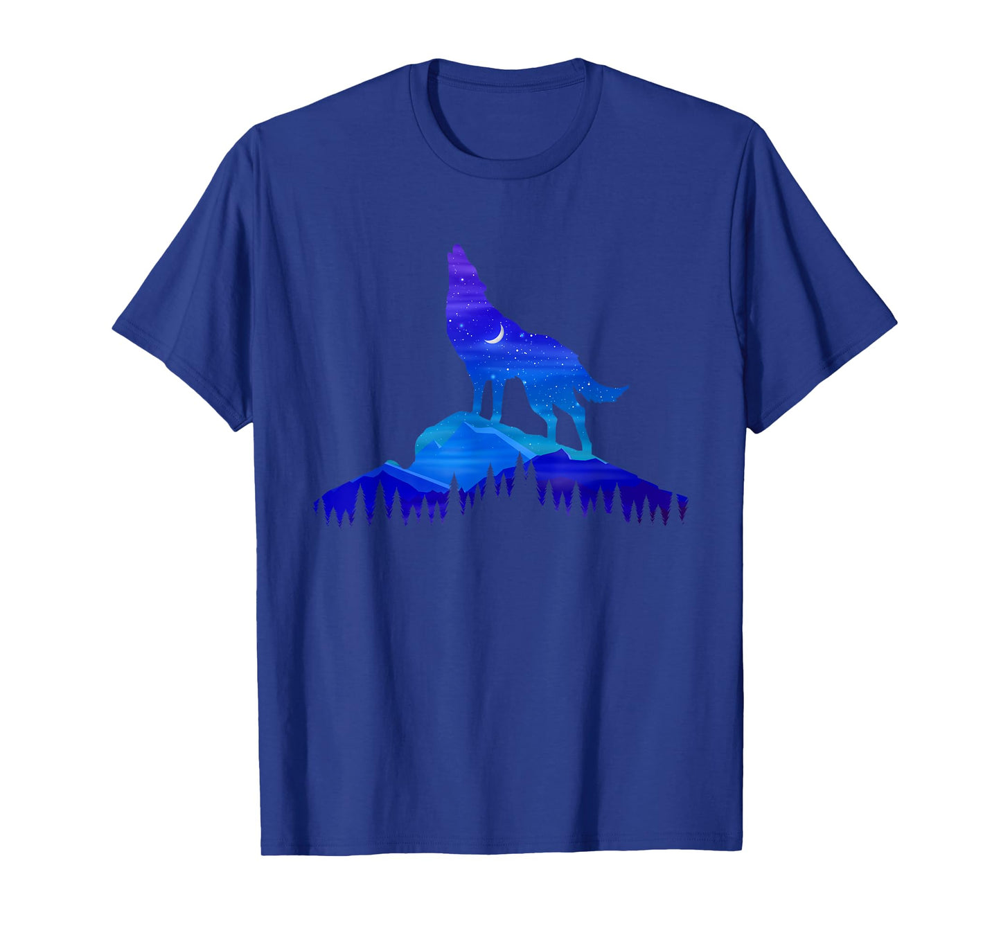 Starry Wolf - Wildlife Nature Animal Lover T-Shirt
