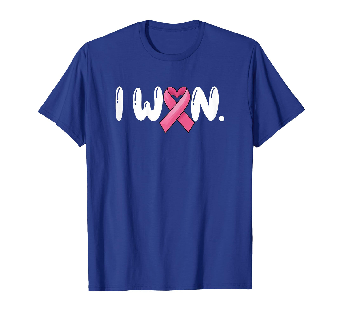 I Won Breast Cancer Awareness Support Pink Ribbon Survivor T-Shirt