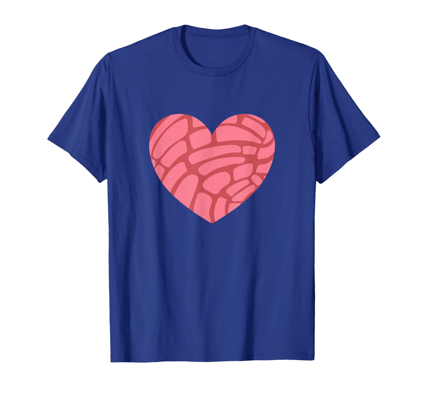 Concha Mexican Sweet Bun Heart T-Shirt