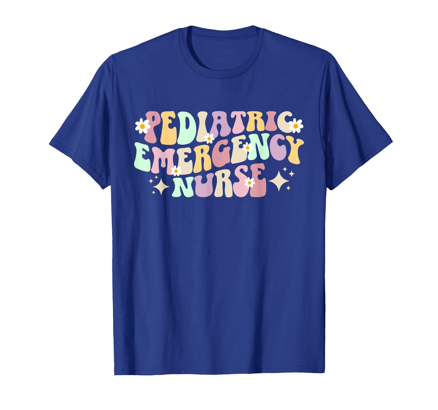 Pediatric Emergency Nurse Groovy Peds ER Nurse T-Shirt