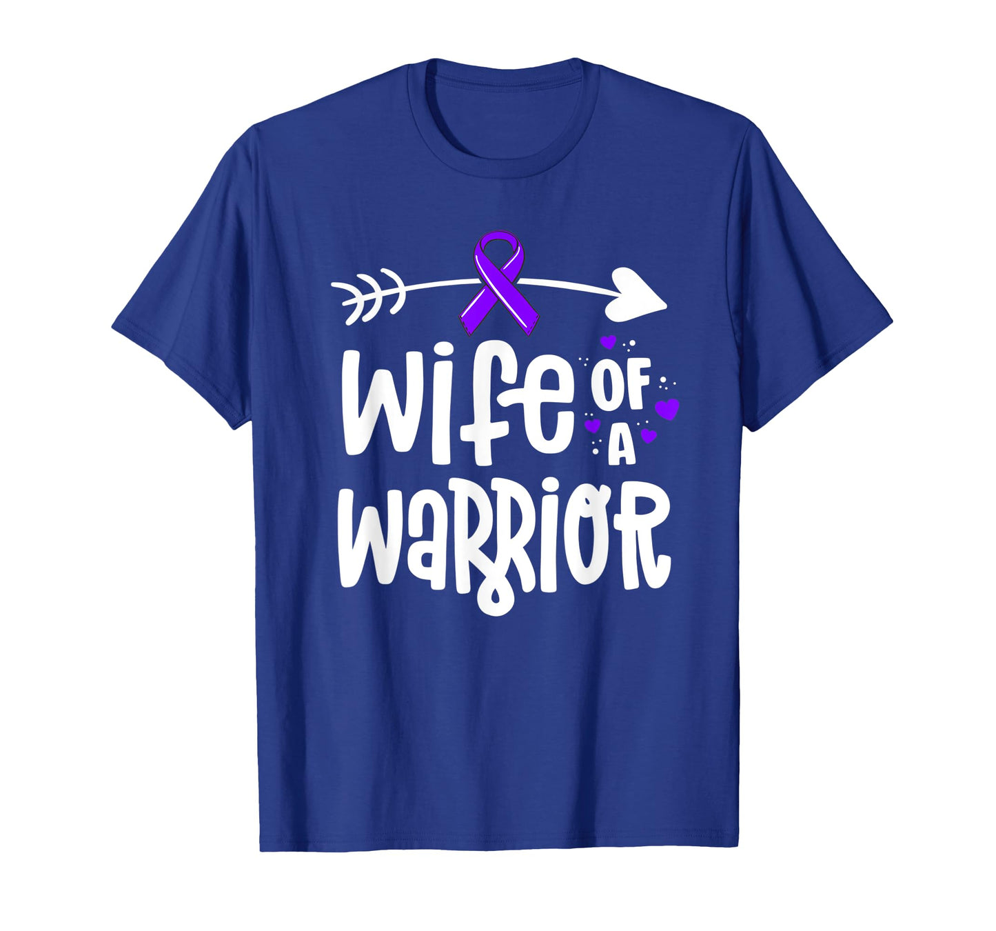 Wife Of A Warrior Hodgkins Lymphoma Cancer Awareness T-Shirt