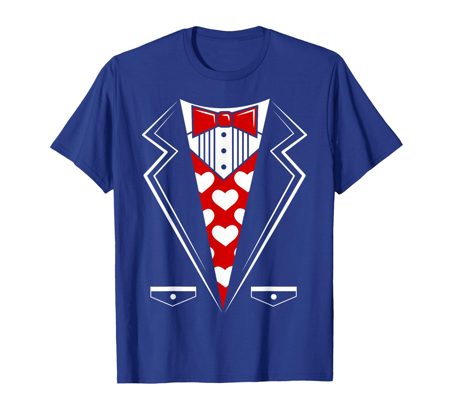 Valentine's Day Tux Funny Tuxedo Costume T-Shirt v1