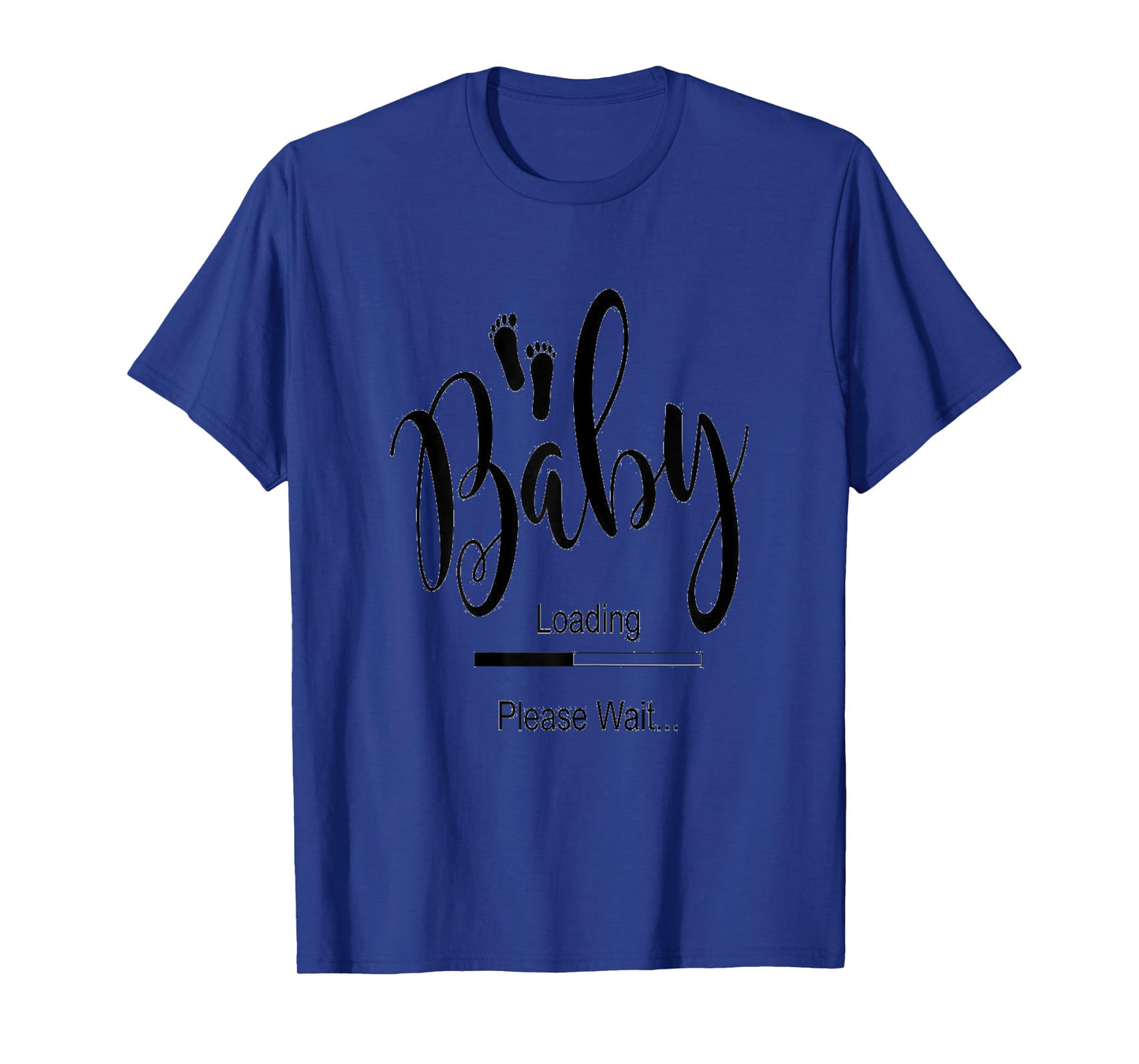 Womens BABY LOADING please wait T-SHIRT FOR pregnancy WOMEN