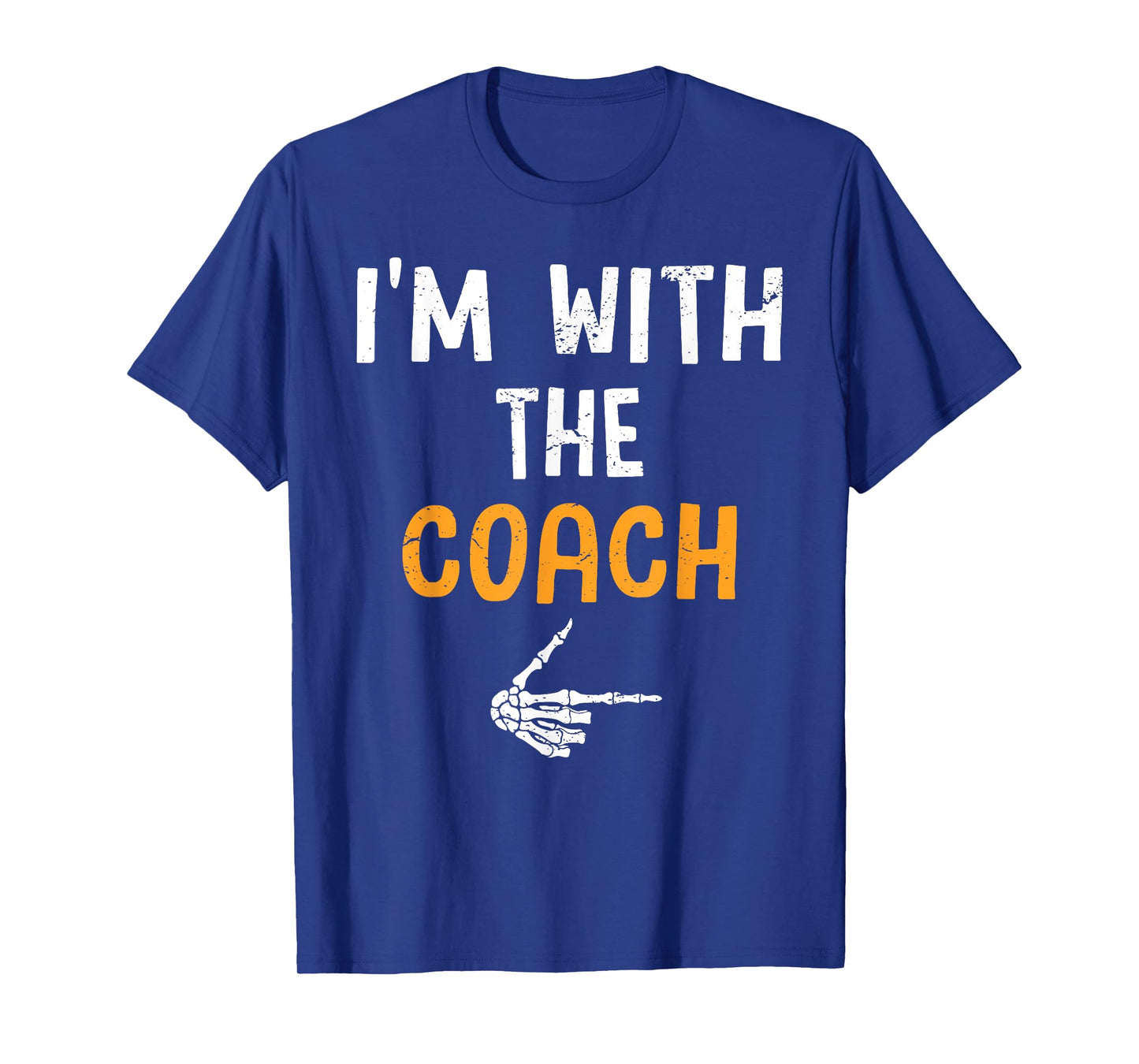 I'm with The Coach Costume Halloween Matching Couple T-Shirt