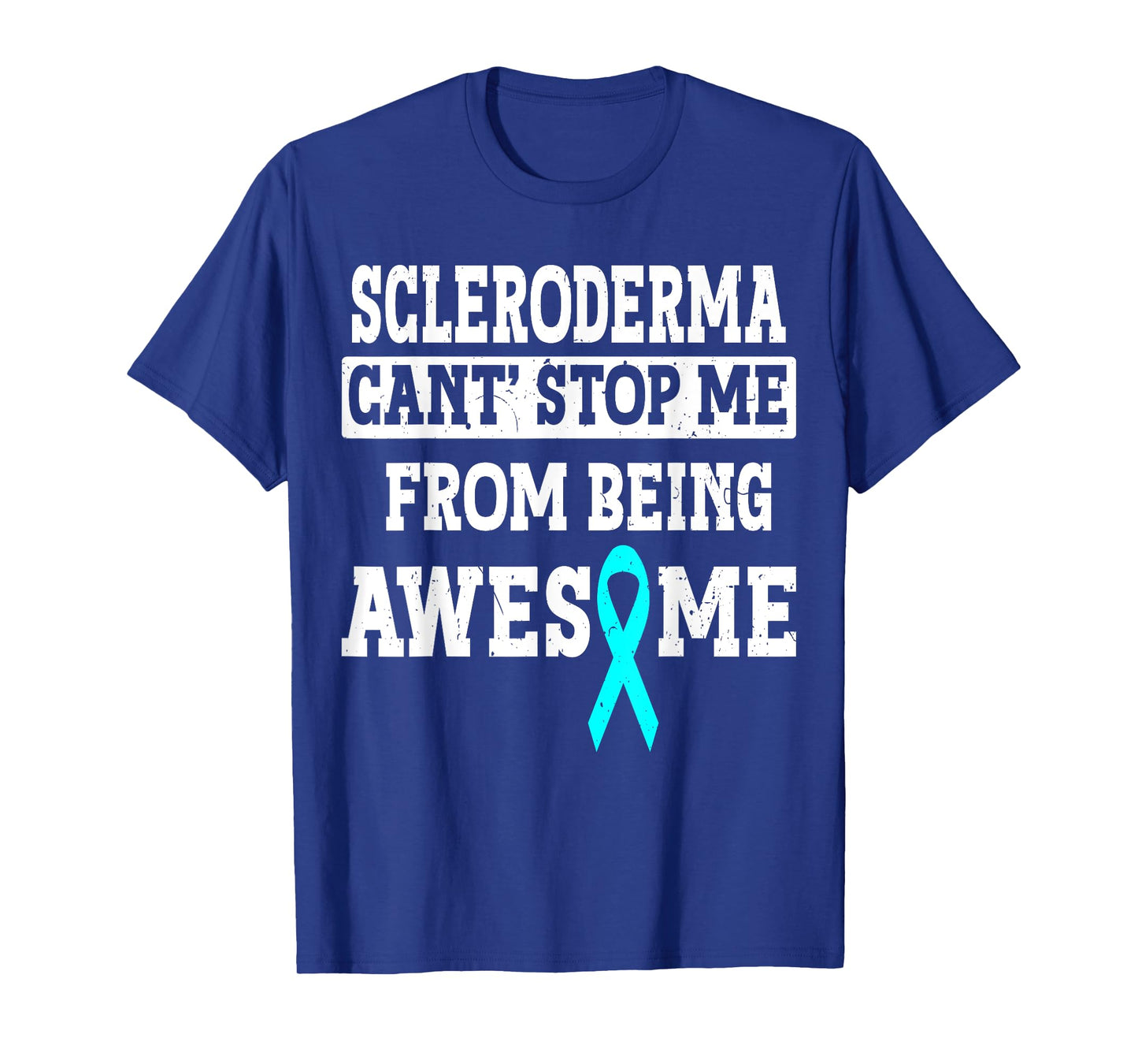 Scleroderma Awareness Systemic Sclerosis Warrior Teal Ribbon T-Shirt