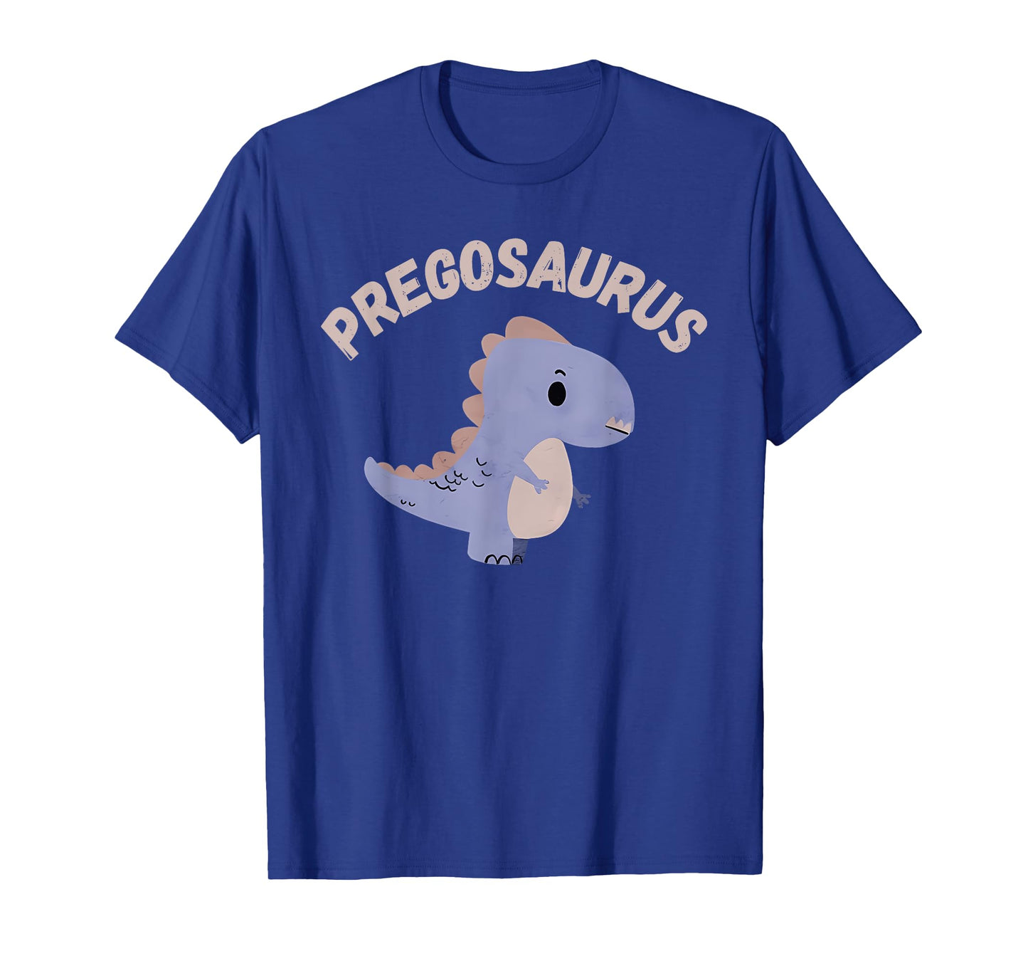 Pregosaurus Cute Retro Mommy Dinosaur Pregnancy Announcement T-Shirt