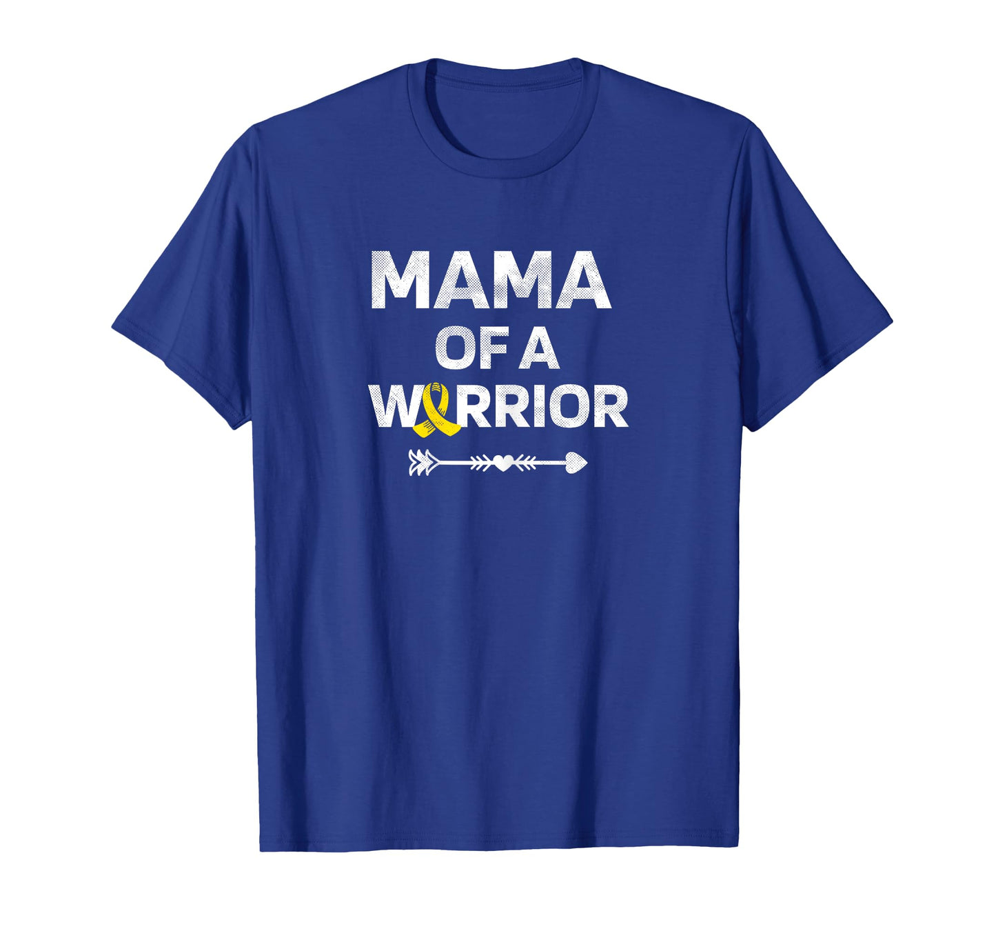 Mama Of A Warrior DIPG Awareness Childhood Cancer Warrior T-Shirt