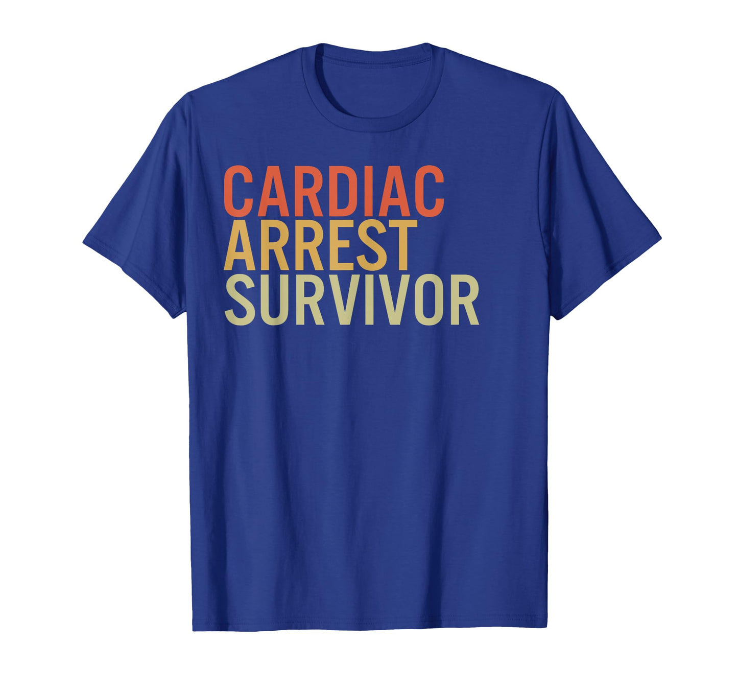 Cardiac Arrest Survivor Recovery Awareness Support Warrior T-Shirt